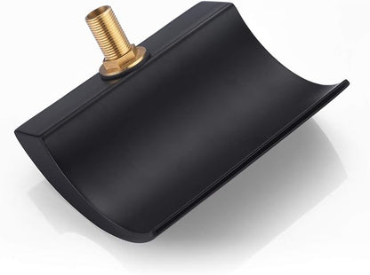 Deck Mount Roman Tub Faucet Matte Black Waterfall Bathtub Faucet Extra High Flow, SUMERAIN
