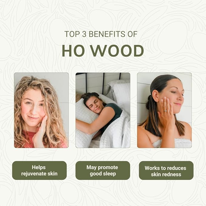 Ho Wood Essential Oil Direct from Malagassi - Ho Wood Essential Oil for Diffusers, Candle-Making, Soap-Making, Aromatherapy, for Skin and Hair (15 mL)