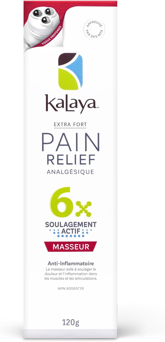 Kalaya Pain Relief Cream with Arnica – Fast-Acting Joint & Muscle Pain Relief – 6 Natural Ingredients – No-Mess Applicator – RMT-Inspired Design – Dermatologist Tested – 4.2 oz