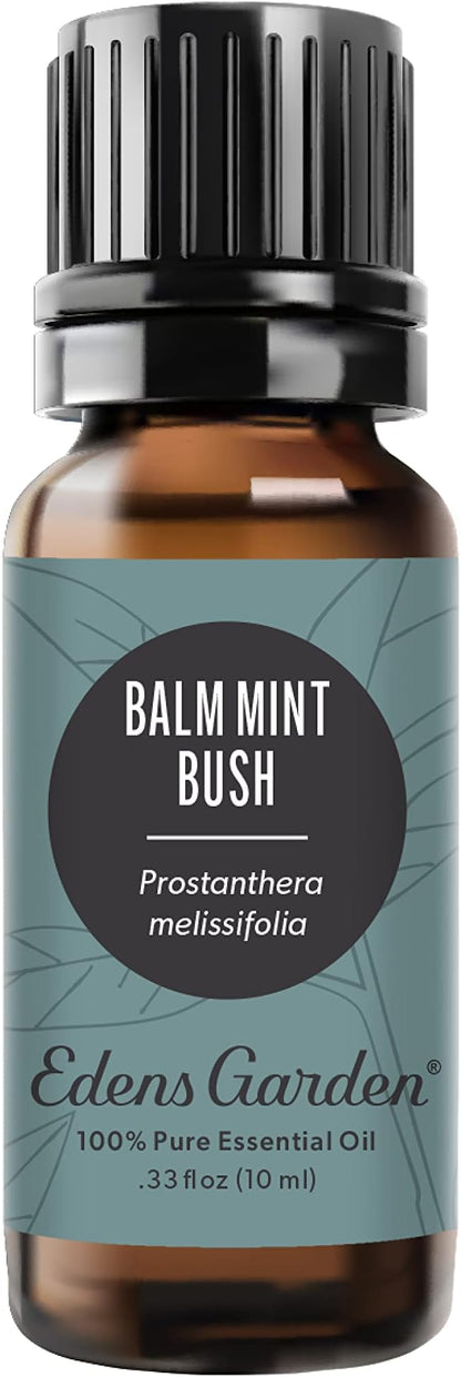 Edens Garden Balm Mint Bush Essential Oil- 100% Pure Premium Grade, Undiluted, Natural, Therapeutic, Aromatherapy, The Best for Diffuser, Skin, Laundry, Humidifiers 10 ml (.33 fl oz)