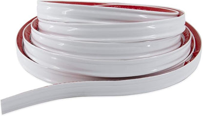 Flexible Trim Caulk Strip, 3/4 Inch Peel and Stick Trim for Molding, Floor, Tile Edge, Countertop, Backsplash, Ceiling, Wall Corner, Baseboard(10FT White)
