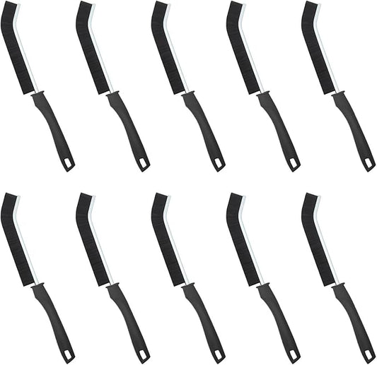 Crevice Cleaning Brush Set, Hard Bristle Grout Cleaner and Scrub Brush for Tile Sink Shower - Multi-Purpose Gap Cleaning Tools for Kitchen Bathroom Household, Fan Cleaning Brush10PCS