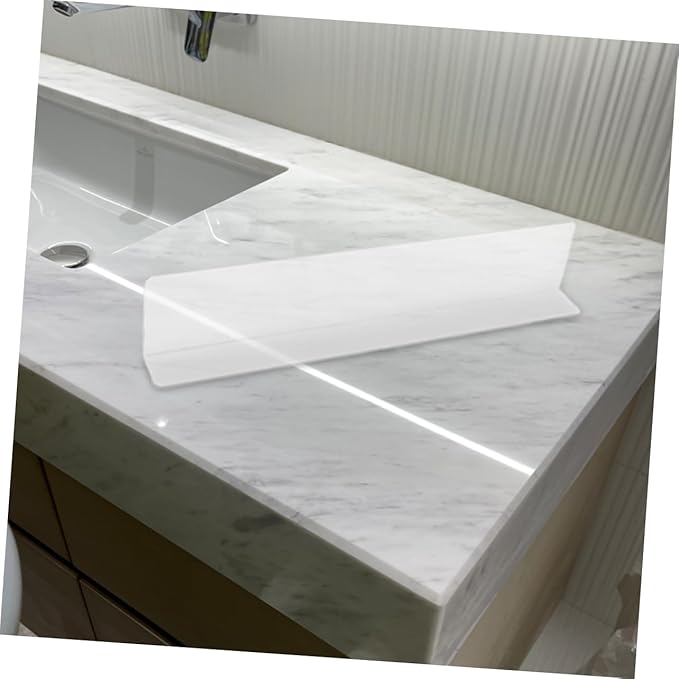 STOBAZA 2pcs Clear Bathtub Shower Splash Water Barrier for for Preventing Bathroom Splashes Easy to Install Maintains Environment