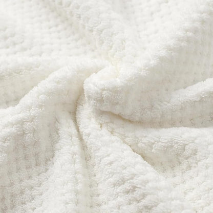 Extra Large Bath Towels Set for Bathroom 30x60 Inches Super Soft Light Weight Quick Dry Microfiber Shower Towels (White,6 Piece)
