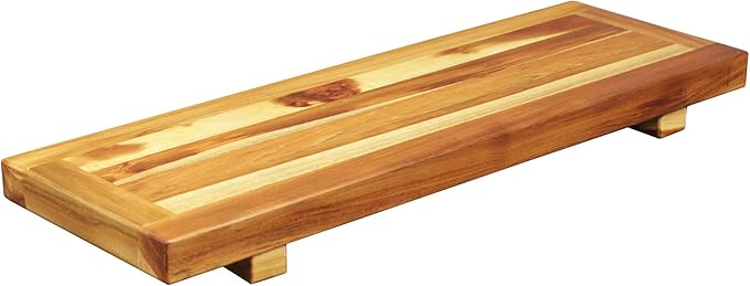 EcoDecors, 29 inch, Bath Tray for Tub, Bath Tub Tray Wood, Bathtub Table, Caddy for Bathtub in Natural Teak