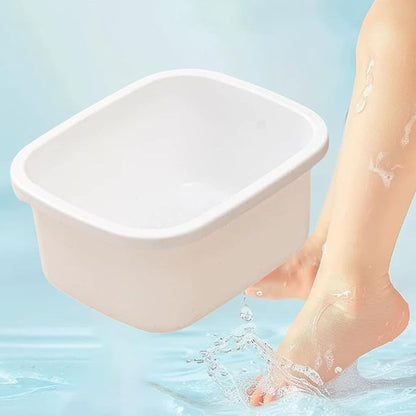 Foot Bath for Soaking Feet,Lightweight,Pedicure Foot Soak,Foot Bathtub,Foot Bucket Foot Soak Tub for Foot Soak Bath Pedicure, white S