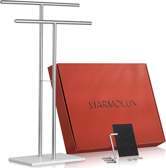 Towel Stand – Freestanding Towel Rack for Bedroom & Bathroom, Heavy-Duty Towel Drying Rack with Sturdy Base, Stylish Modern Free Standing for Spa & Home 1.6'x2.7'x0.7'
