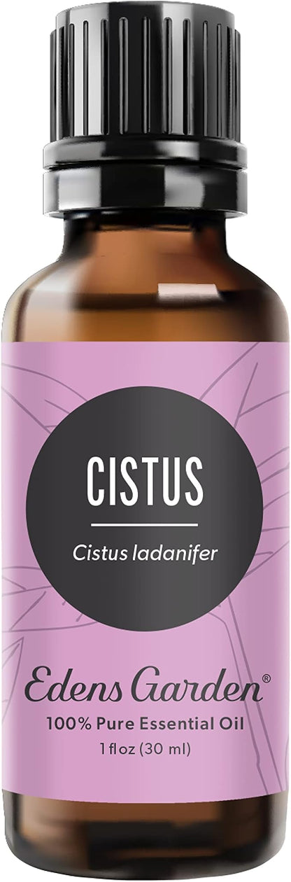 Edens Garden Cistus Essential Oil- 100% Pure Premium Grade, Undiluted, Natural, Therapeutic, Aromatherapy, The Best for Diffuser, Skin, Hair, Kid Safe 30 ml (1 fl oz)