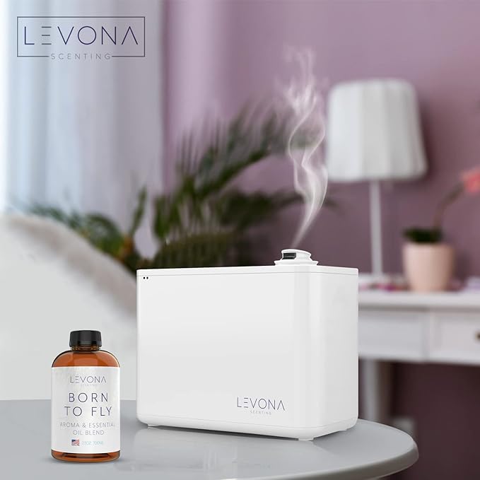 Levona Scent Essential Oil - Fresh Aroma for Home, Office, Hotel & Spa, Perfect in Humidifiers and Diffusers, Luxurious Fragrance, with Aldehydic & Aqua Marine Notes - 700ml/ 23 fl oz, Born to Fly