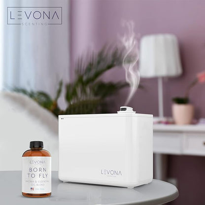 Levona Scent Essential Oil - Fresh Aroma for Home, Office, Hotel & Spa, Perfect in Humidifiers and Diffusers, Luxurious Fragrance, with Aldehydic & Aqua Marine Notes - 700ml/ 23 fl oz, Born to Fly