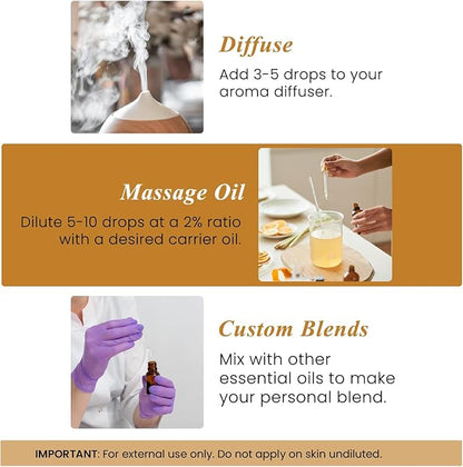 Handcraft Blends Turmeric Essential Oil – Huge 4 Fl Oz – 100% Pure and Natural – Premium Grade Essential Oil for Diffuser and Aromatherapy, Skin, Massage, Candle and Soap Making Fragrance