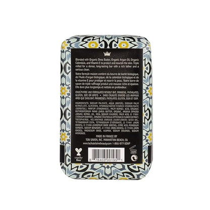La Chatelaine Shea Butter Bar Soap| Natural and Organic |Triple Milled | Made in France | Unisex, Men, Women | Large (Citrus Zest)