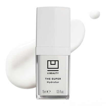 U Beauty The SUPER Hydrator - Mega-Dose Skin Hydrator and Hyaluronic Acid Moisturizing Cream with Peptides and Grapeseed Oil for Supple, Smooth, and Softer-Looking Skin For Up To 48 Hours - 0.5 fl oz