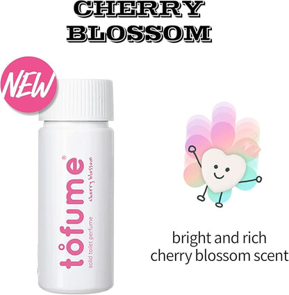 Effervescent Bathroom Air Freshener - Cherry Blossom - Toilet Deodorizer, Bathroom Odor Eliminator, Toilet Freshener, Flushable Air Freshener Toilet Tablets, 90 Count (Pack of 3)