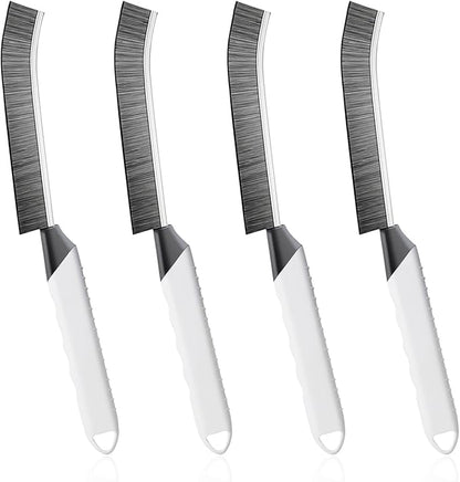 Cleaning Brush Grout Scrub Brush,Home Kitchen Bathroom Window Gap Cleaning Tools,4 pcs Hard Bristle Scrubbing Brush,Kitchen Bathroom Tile Toilet Home Essentials Cleaner Household Use