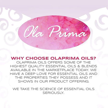 Ola Prima Pure Lemon Essential Oil (8oz) – For Aromatherapy, Candle & Soap Making, Diffuser