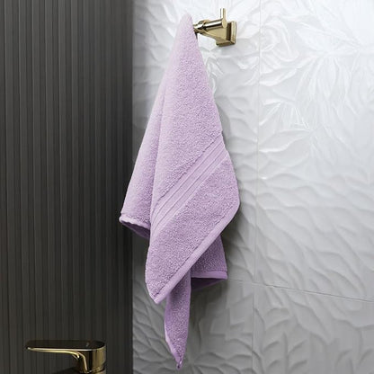 Hand Towels Set of 4-100% Cotton & Luxury, Large (16"x 28") Decorative, Soft, Cozy and Absorbent - Versatile, Perfect as Hand Towels Set for Bathroom, Bathroom Face Towel - Lilac