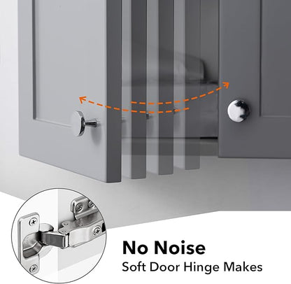 Bathroom Wall Cabinet, Over The Toilet Storage Cabinet, 19 x 27 inch Medicine Cabinet with Adjustable Shelves, Hanging Cabinet Grey for Bathroom, Living Room, Kitchen, Cupboard