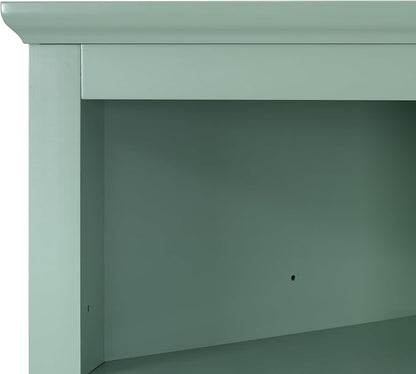Favfurish 69" Tall Corner Cabinet with Door and 3 Drawers,Modern Bathroom Storage Cabinets w/Adjustable Shelves,Freestanding Organizer for Bathroom,Kitchen,Living Room,Dining Room,Green