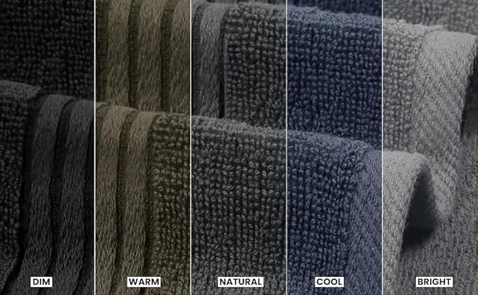 Utopia Towels 6 Piece Premium Hand Towels Set, 16 by 28 inches, 100% Ring Spun Cotton, Lightweight and Highly Absorbent Towels for Bathroom, Travel, Camp, Hotel, and Spa, Grey