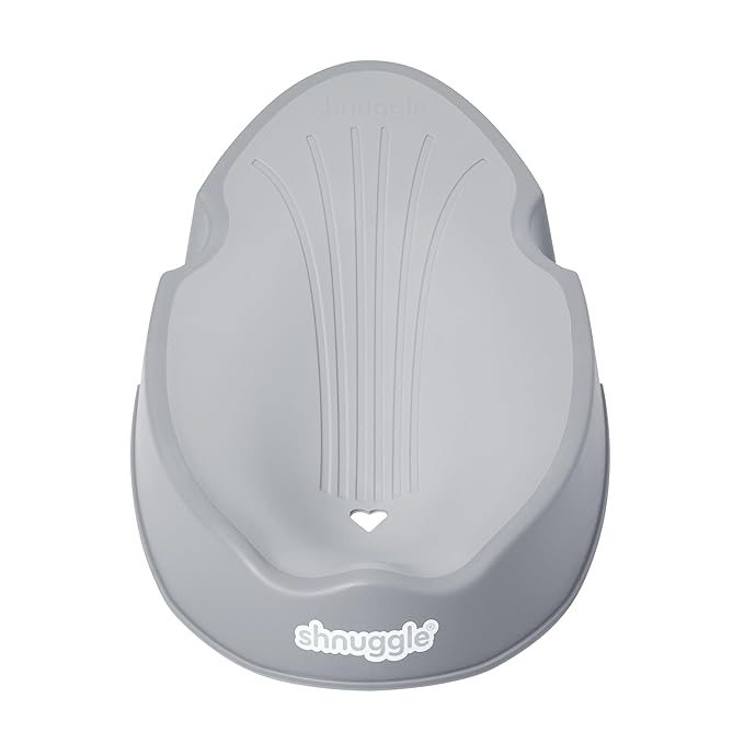 Shnuggle | Newborn Baby Bath Support | Ergonomic Soft-Touch Seat | Lightweight Non-Slip Base | Compact | Perfect for Babies up to 6 Months