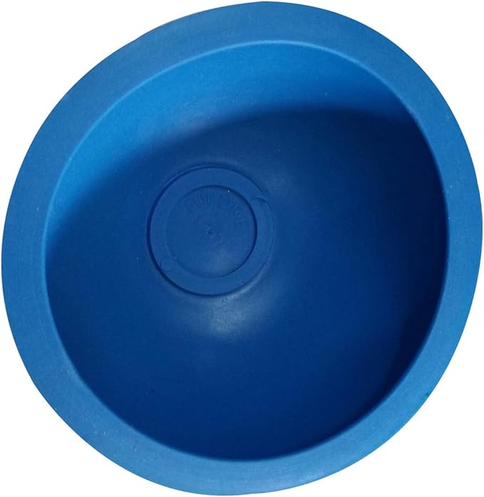 Coralpearl Drain Plunger, Small Hand Force Plumber Helper, Little 4 inch Cup Clog Remover, Tiny Rubber Unclogger in 9" Short Handle for Kitchen Sink, Bathroom Toilet, Shower Bath Tub (Blue)