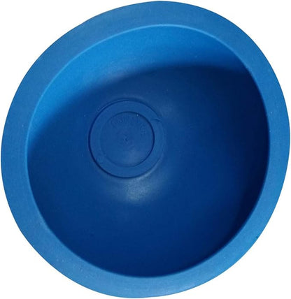 Coralpearl Drain Plunger, Small Hand Force Plumber Helper, Little 4 inch Cup Clog Remover, Tiny Rubber Unclogger in 9" Short Handle for Kitchen Sink, Bathroom Toilet, Shower Bath Tub (Blue)