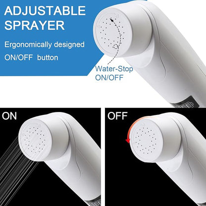 Portable Outdoor Shower, Handheld Electric Shower+8L Water Bag, IPX6 Waterproof, USB Charging, Compact and Lightweight, Suitable for Outdoor Camping, Beach Shower, Hiking, pet Bathroom