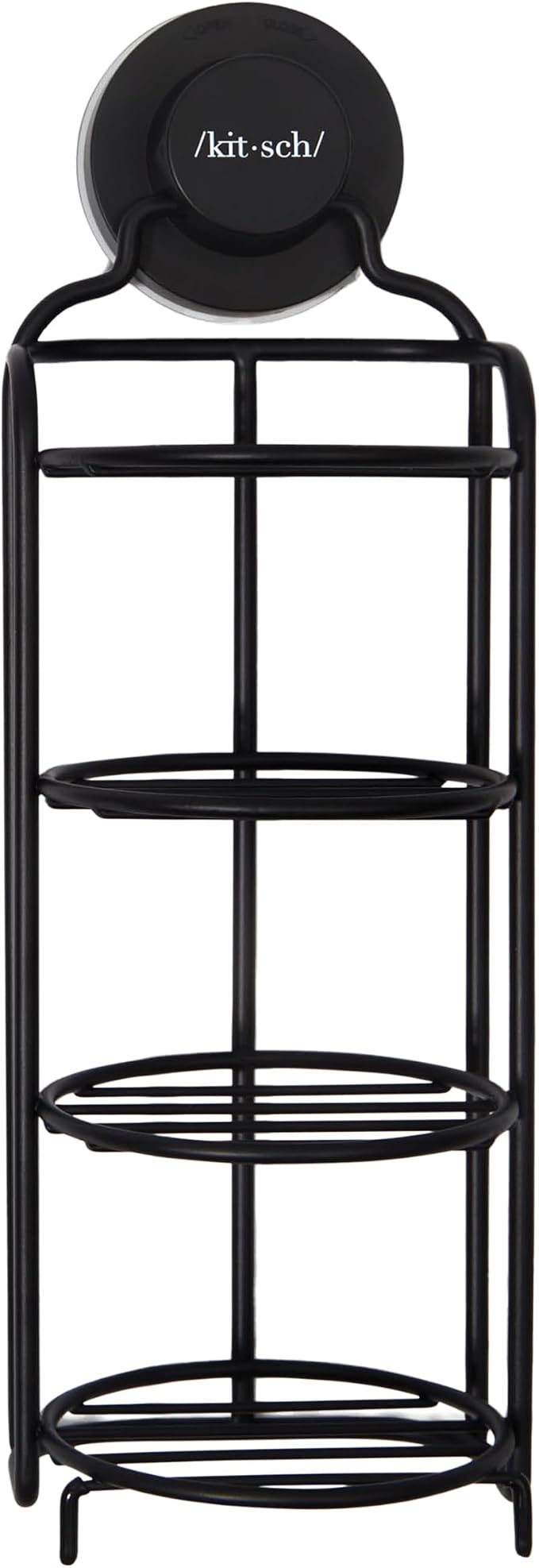 Kitsch Hanging Shower Caddy with Suction Cup – Self-Draining Bar Soap Holder & Shower Caddy for Shampoo Bars, Conditioner Bars & Soap – Rust Proof, Eco-Friendly, Wall Mount or Free-Standing Organizer