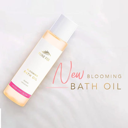 Pure Fiji Bath Oil, Conditioning Body Moisturizer with Natural Ingredients Bath Essential for Women Moisturizing Bath & Body Oil - Guava (8oz/236ml)