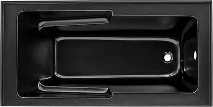 Swiss Madison Well Made Forever SM-AB540MB Voltaire Skirted Alcove Bathtub, 60" x 30", Matte Black
