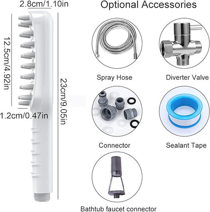 Pet Shower Sprayer – Bathing Sprayer Massage Showerhead For Dogs, Pet Showerhead For Combing And Grooming | Ideal For Garden, Yard, Bathroom, Camping, Outdoor Cleaning, Pets Care, Bath Time, Travel