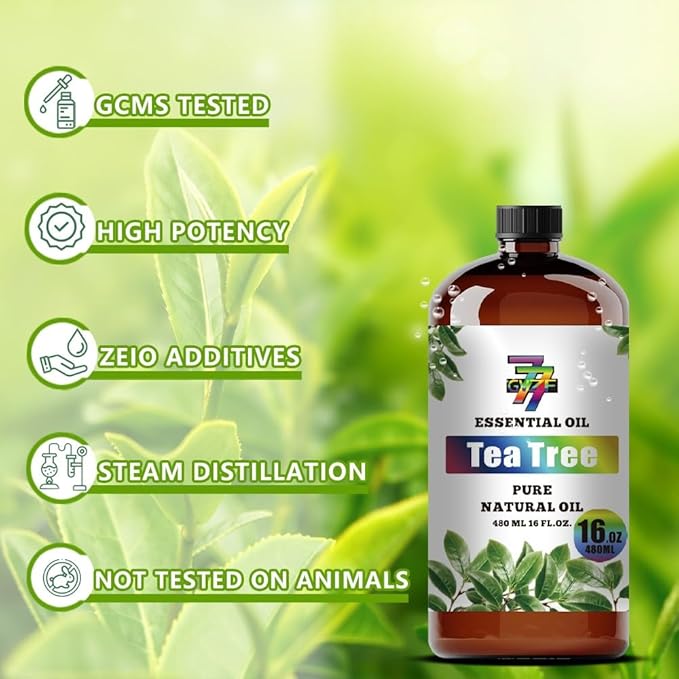 Tea Tree Essential Oil (16 oz / 480 ml) – Tea Tree Oils for diffusers, humidifiers, Home Baths, Cleaning Products, Yoga, DIY Soaps and DIY Scented Candles