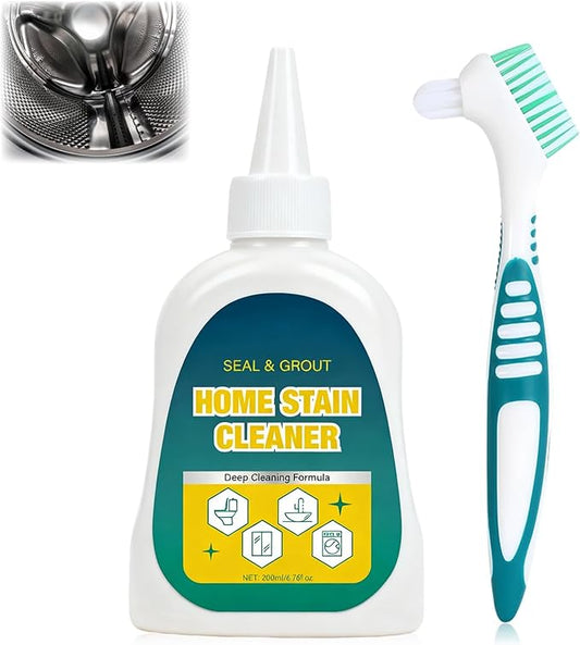 Deep Cleaning Gel – Home Stain Cleaner Gel, Washing Machine Grout Cleaner For Tile Gaps, Washing Machine Seals, Fridge Rubber, Sink And Bathroom
