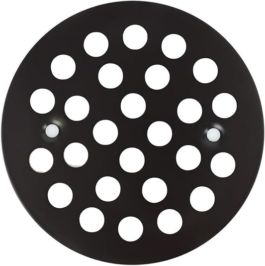 4-1/4” Round Shower Drain Cover,Screw-in Shower Drain Strainer,Easy-to-Install Replacement Cover