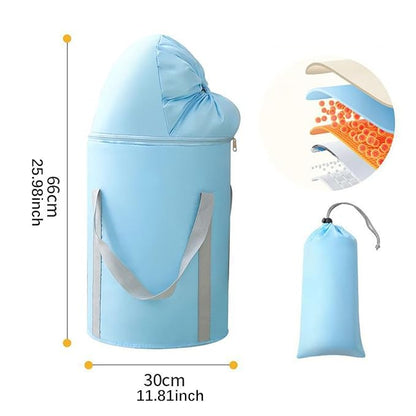 Foot Bath Bucket Household Foot Bath Bag Portable Foot Soaking Bucket Foot Bath Soak Tub for Outdoor Camping Dorm Hotel Home, Blue