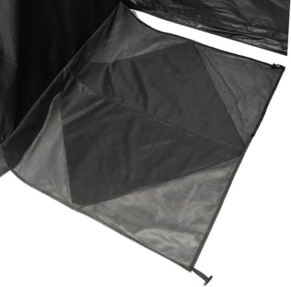 OPENROAD Car Side Shower Awning V2 - Portable Bathroom Shower Room for SUV Camping, Restroom, Changing, Privacy Shelter Shower Tent, Quick Setup, Aluminum Alloy Frame, LED Light, Storage Pockets