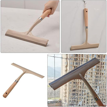 Multi-Function Wiper for Bathroom Floor and Window Cleaning Water Removal Tool for Car Windshield Practical Small Squeegee for Shower Doors and Mirrors