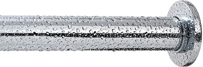 Ivilon Tension Curtain Rod - Spring Tension Rod for Windows or Shower, 36 to 54 Inch. Chrome