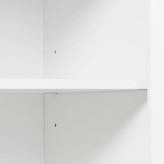 Favfurish 72" Tall Bathroom Storage Cabinet with Doors and Drawer,Modern Linen Cabinets w/Adjustable Shelves & Door Storage Rack,Freestanding Organizer for Bath Room,Study,Office,Kitchen White