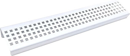 SereneDrains Stainless Steel Matte White Shower Shelf for Inside Shower Drill in Wall Mount Small Bathroom Shelf Decor Organizer Rack Caddy Floating (Matte White, 16 Inch)