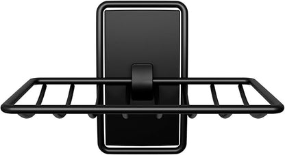 Command Soap Dish for Shower, Damage-Free Hanging, No Tools Soap Holder for Holiday Guests, 1 Matte Black Dish and 2 Water-Resistant Strips