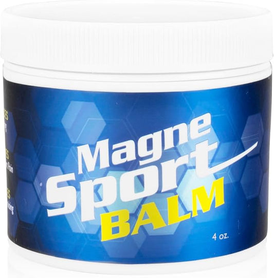 MagneSport Topical Magnesium Balm for Athletic Recovery - 4oz Jar