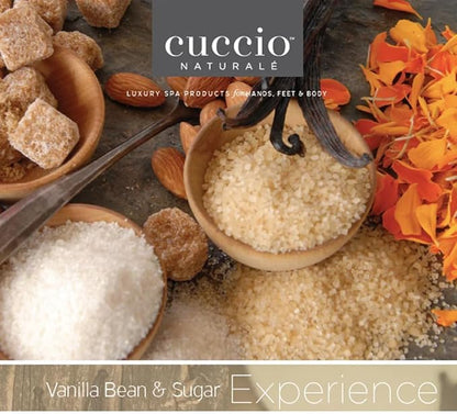 Cuccio Naturale Scentual Soak Vanilla Bean & Sugar – 1 Gallon (128 oz) Manicure, Pedicure & Body Soak, Multi-Use Formula Softens, Hydrates & Cleanses Skin, Paraben-Free Professional Spa Size