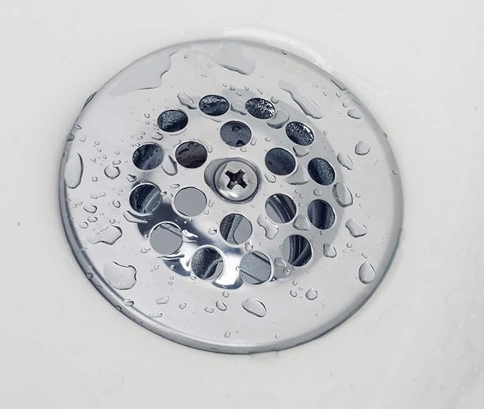 Artiwell Trip Lever Tub Trim Kit Set with Trip Lever Overflow Face Plate, Trip Lever Bathtub Drain with Strainer, Overflow and Matching Screws (CHROME PLATED)
