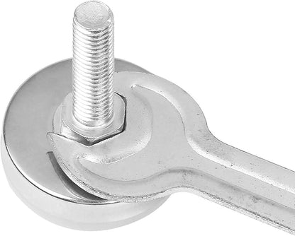 APACALI Heavy Duty Adjustable Leveling Feet Furniture Leveling Screw Leg levelers M10 Fully-Threaded Feet Levelers 120mm Length Shank 60mm/2.4inch (M8-16pcs)