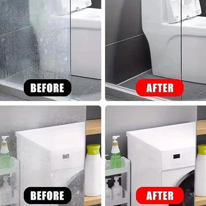 Bathroom Descaler, 100ml Powerful Cleaning Foam, Toilet Bowl Stain Cleaner Agent for Kitchen Sink, Bathtub, Glass, Tiles, Faucets, Shower Heads, Steel Furniture, Doors