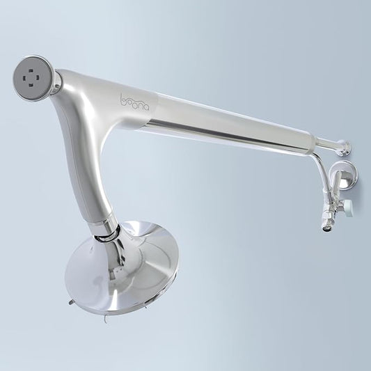 BOONA - The Original Tandem Shower | As Seen On Shark Tank | Double Shower Head for Couples, High Pressure Dual Shower Heads (One Showerhead, King Krome)