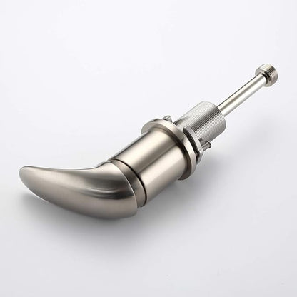 sumerain Waterfall Roman Tub Faucet with Diverter Brushed Nickel, High Flow Waterfall Spout