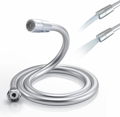 Sink Spray Hose 69 Inches,Faucet Sprayer Hose,Sink Hose Attachment for Portable Hand Held Shower Head Sprayer,Shampoo Sprayer Hose for Bathing Baby,Pets,Washing Hair,Rinsing Vegetables
